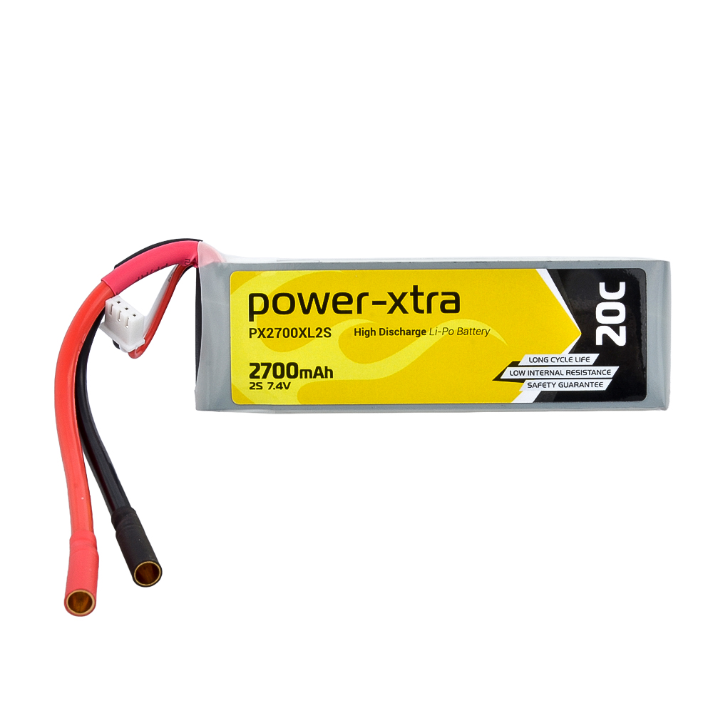 Power-Xtra PX2700XL2S - 2S1P - 7.4V 2700 mAh Li-Polymer Pil -20C