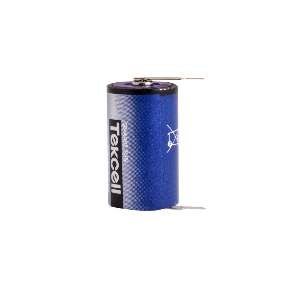 Tekcell SB-AA02-ER142502PT - 1/2AA Size - 3.6V Li-SOCl2 Lithium Pil - 2 Pinli