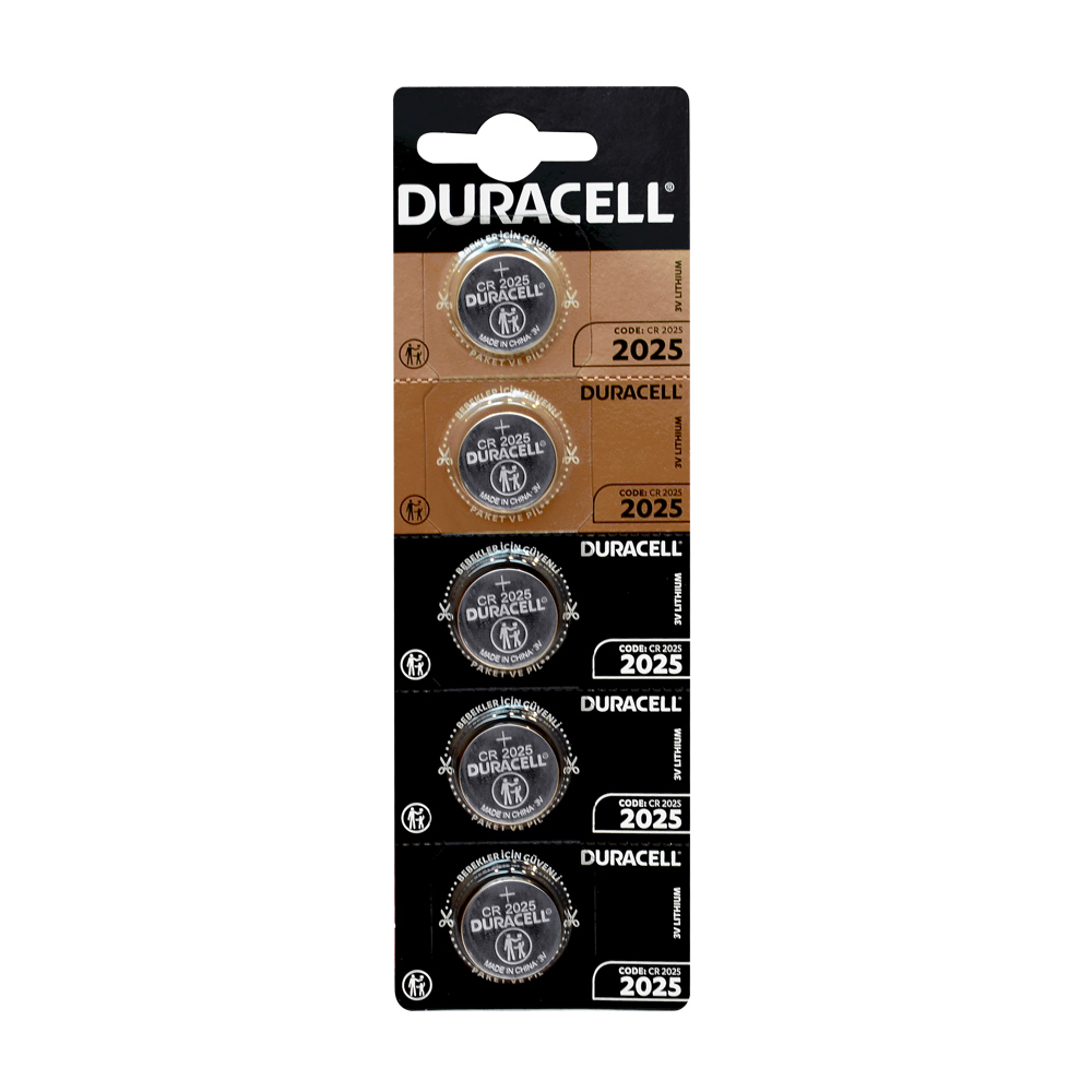 Duracell CR2025 3V Lityum Pil 5li - EOL