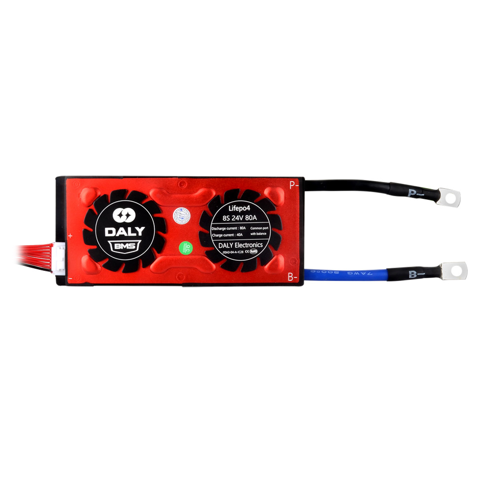Daly - 8S 80A LiFePO4 BMS  Balanslı - Ortak Port