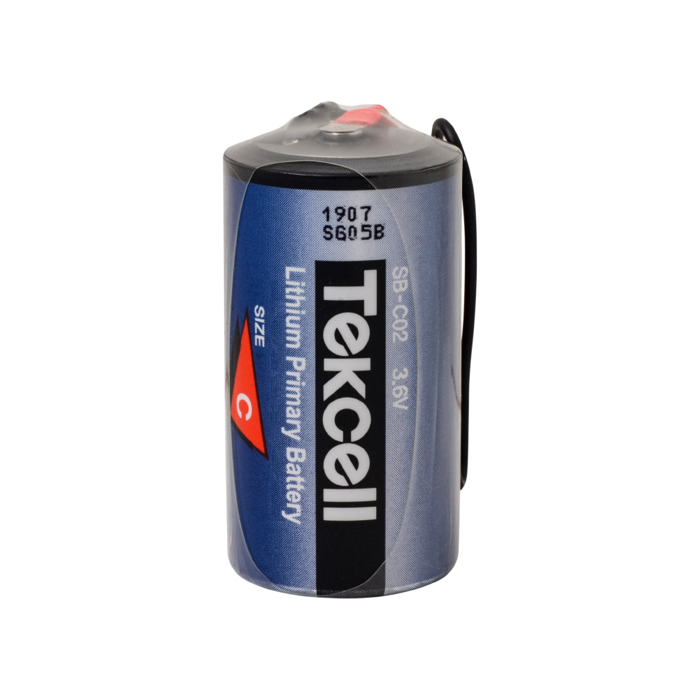 Tekcell SB-C02-ER26500 - 1S1P - C Size - 3.6V Li-SOCI2 Lithium Pil - Kablolu