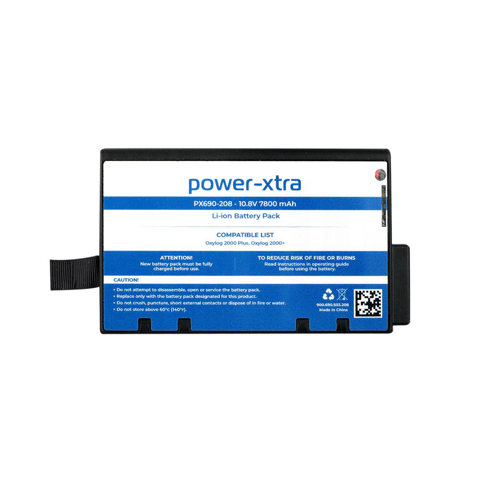 Power-Xtra - PX690-208 - Drager - 10.8V 7800 mAh - Li-ion Batarya