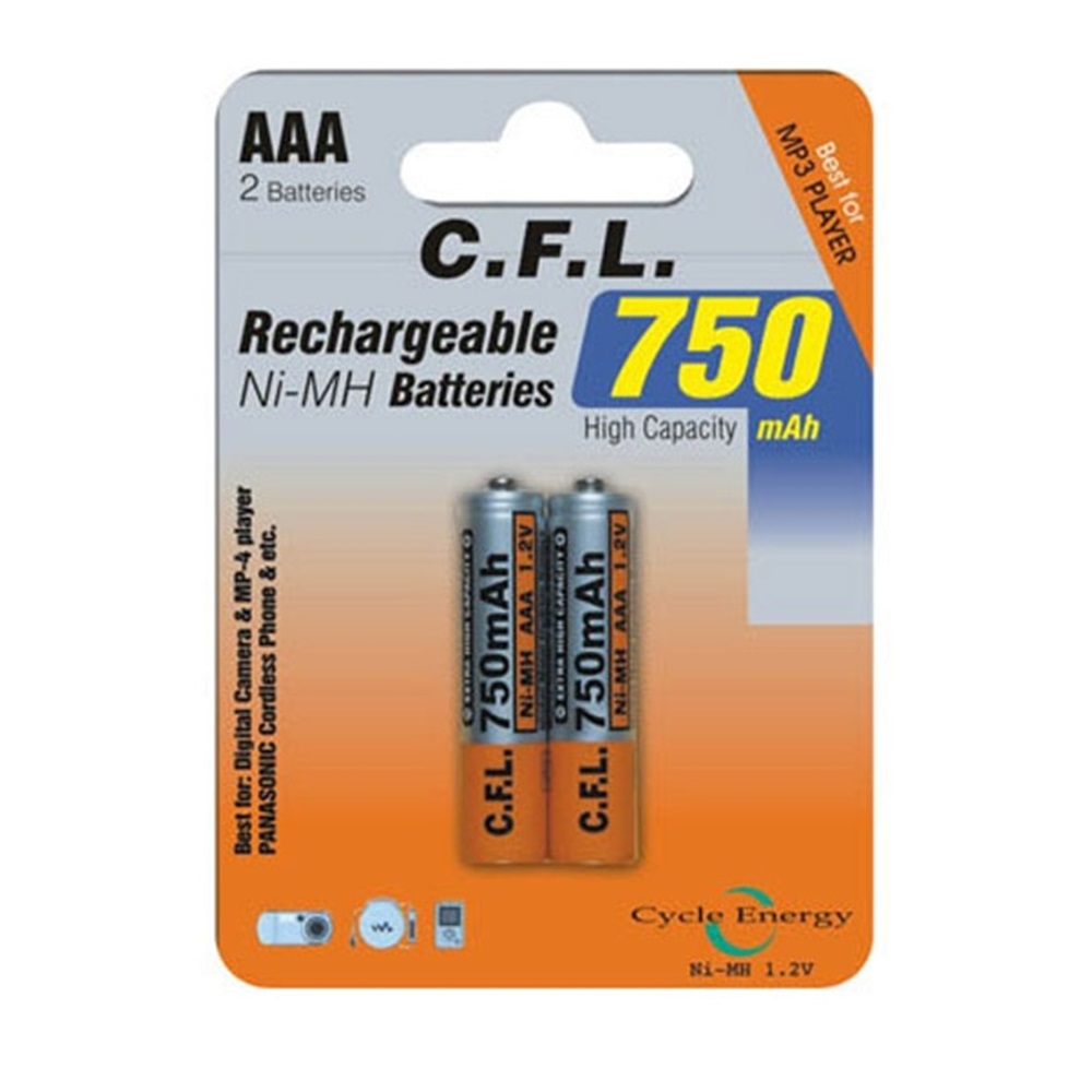 CFL 1.2V 750 Mah AAA İnce Kalem 2Li Blister