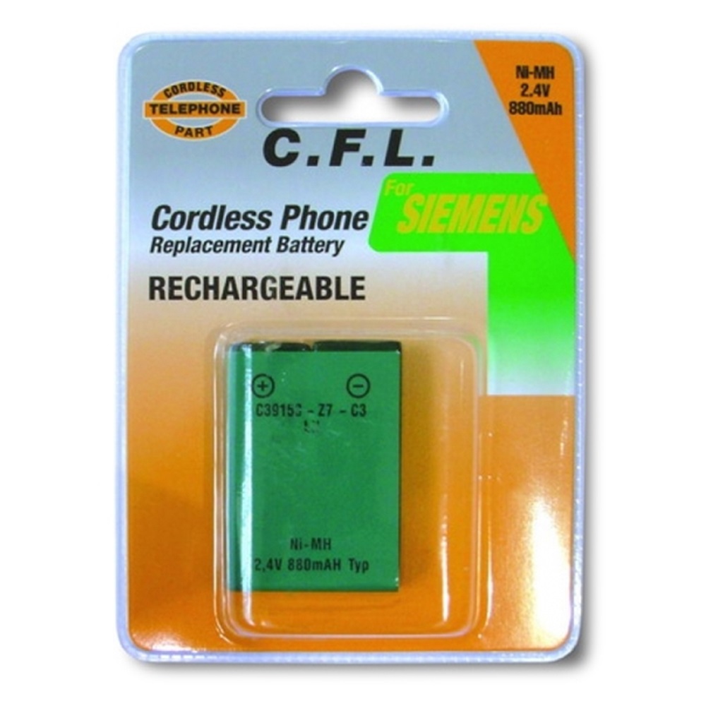 CFL 2.4V 880 Mah Siemens Telsiz Telefon Pili