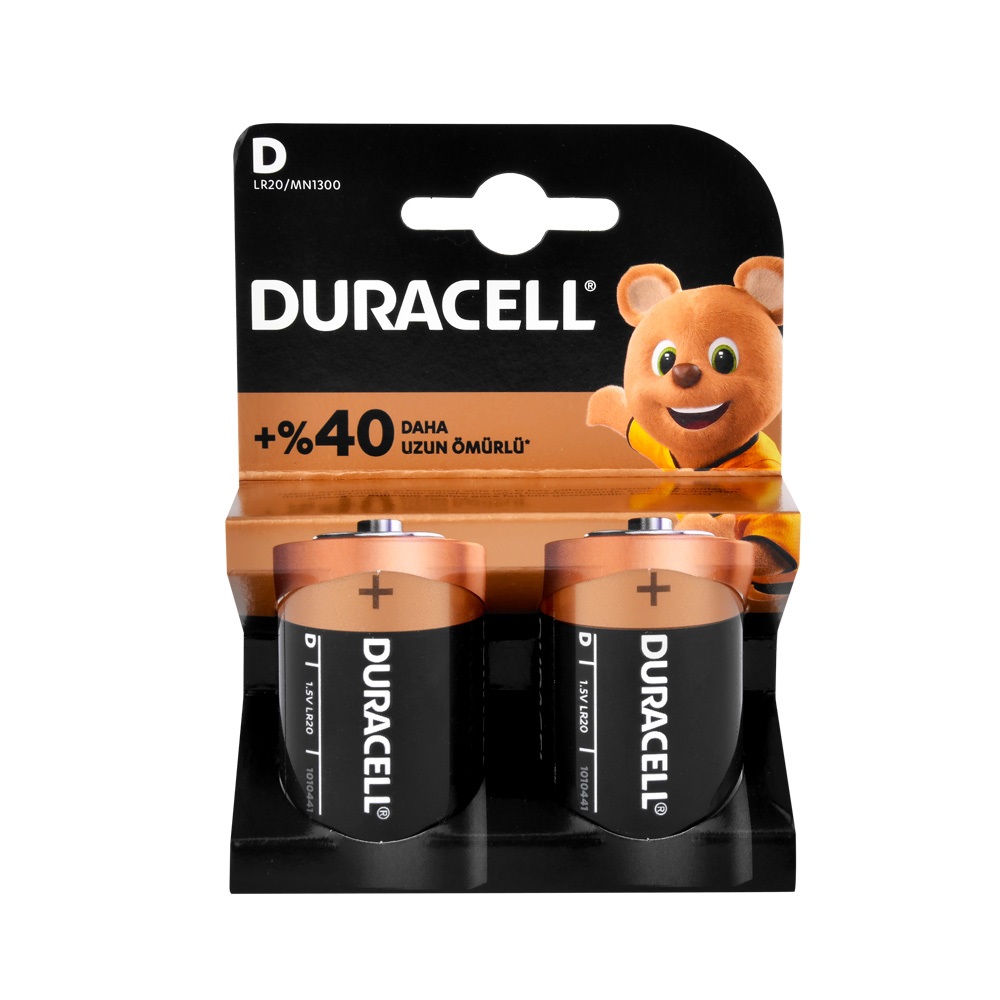 Duracell D Size Büyük Pil 2li