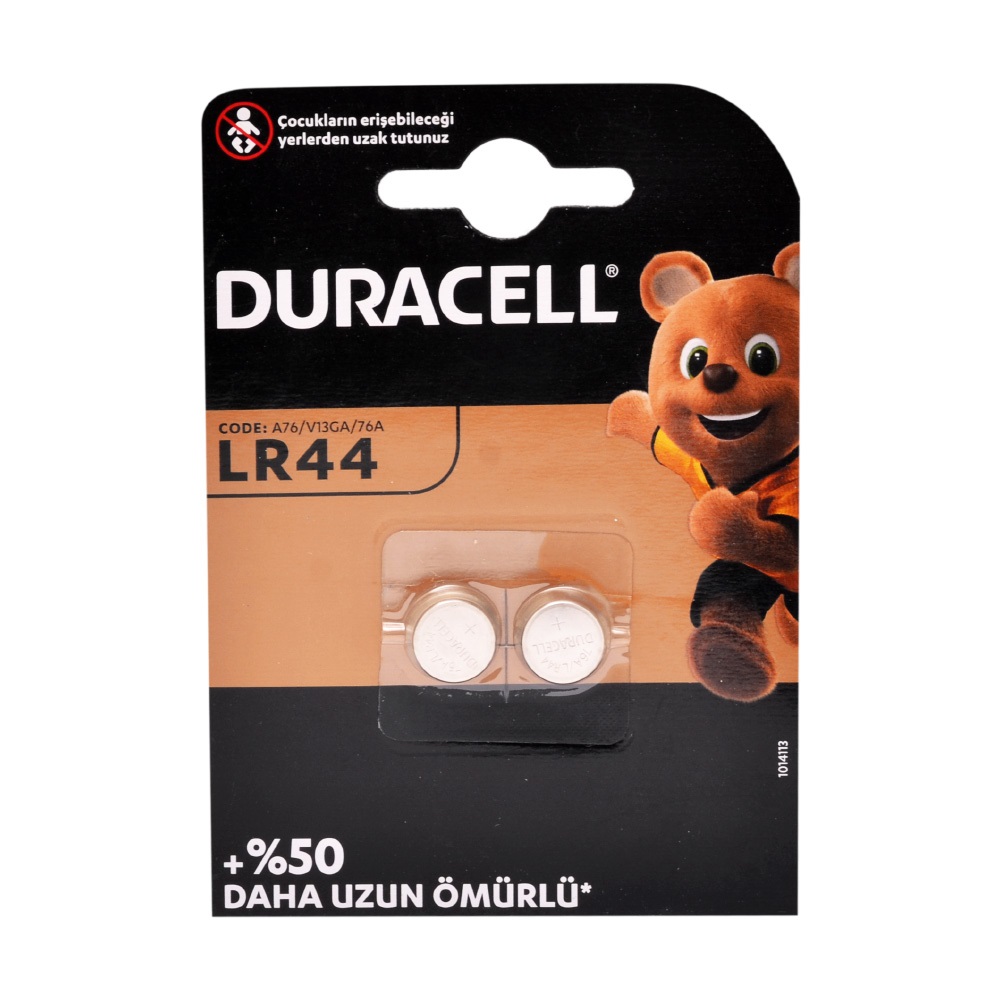 Duracell LR44 Pil 2li Blister (İ)