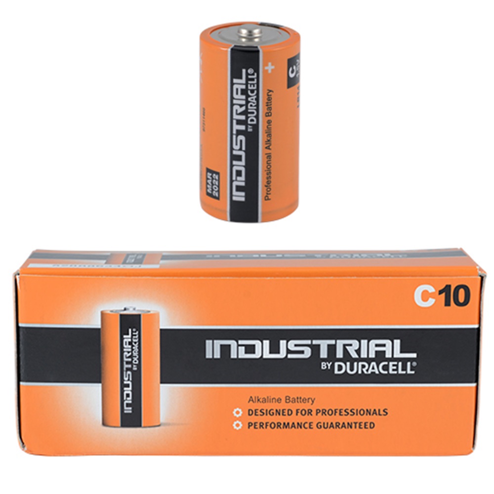 Duracell Orta Boy Endüstriyel Pil Alkaline C Size 10Lu Kutu