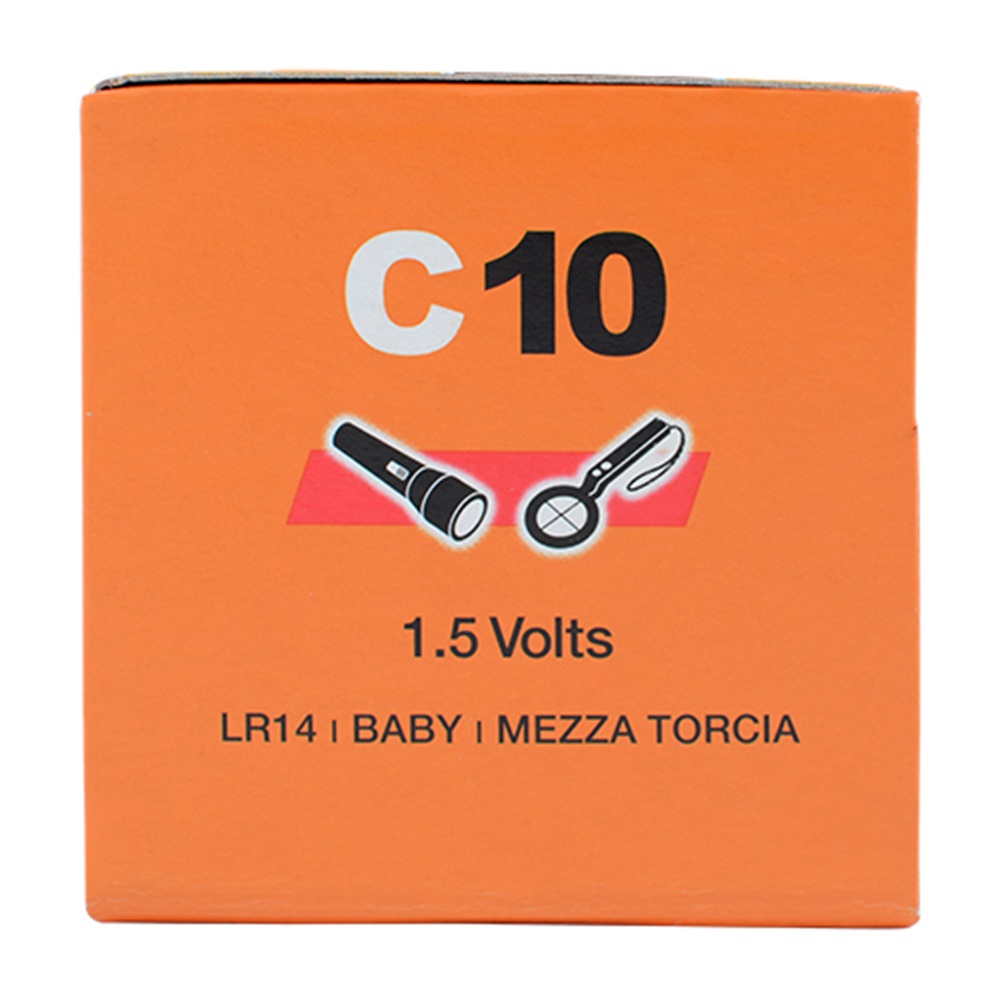 Duracell Orta Boy Endüstriyel Pil Alkaline C Size 10Lu Kutu