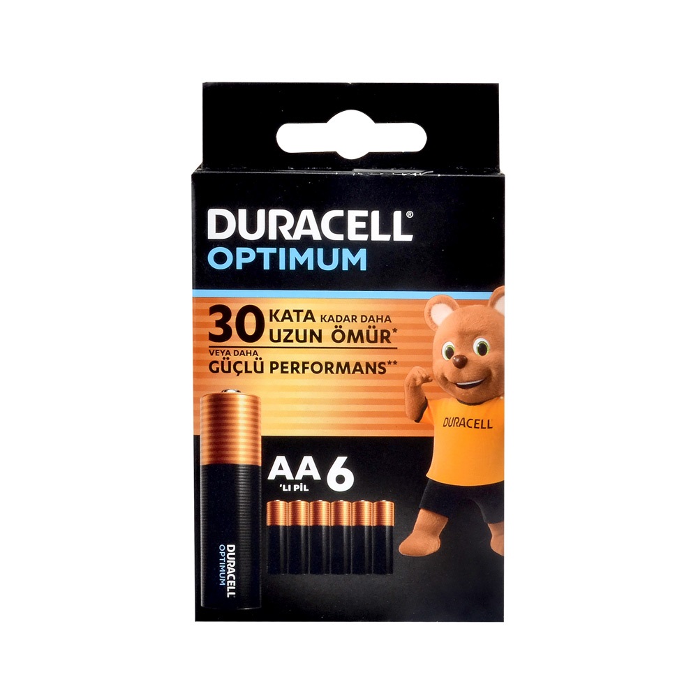 Duracell Optimum AA Kalem Pil 6lı