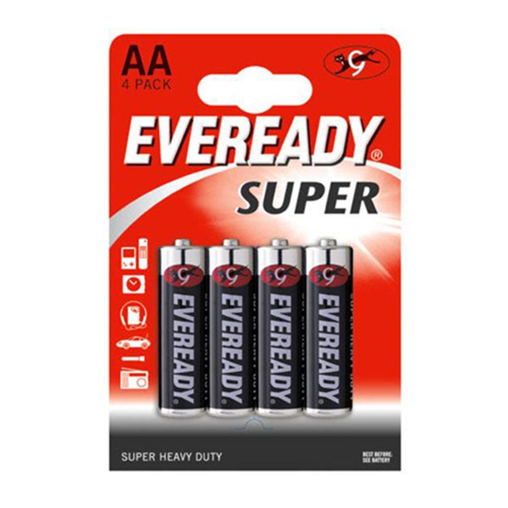 Eveready Super Kalem Pil / AA 4Lü Blister