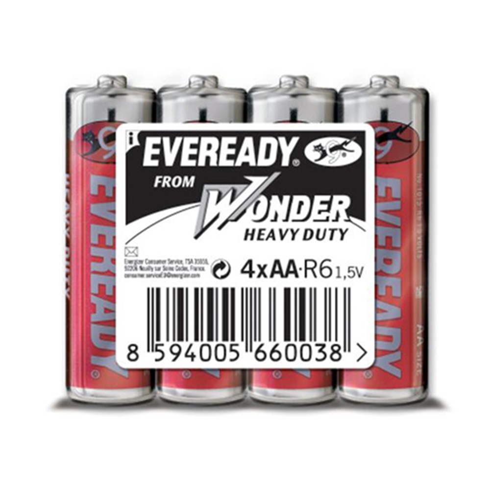 Eveready Heavy Duty Kalem Pil / AA 4Lü Shrink