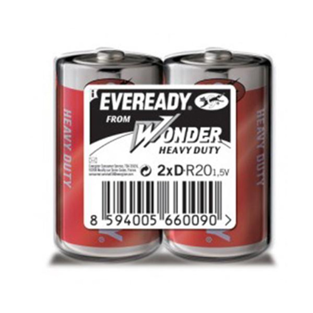 Eveready Heavy Duty Büyük Pil / D 2Li Shrink