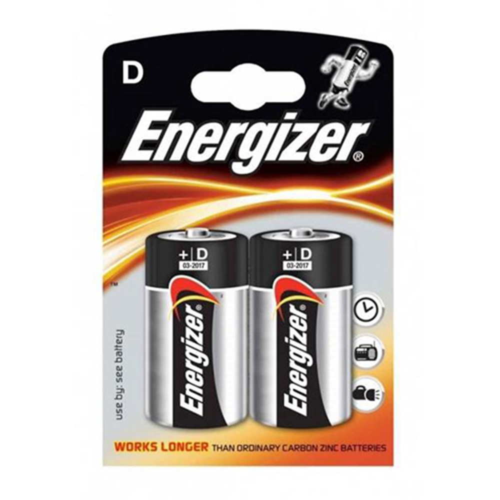 Energizer Power Alkalin Büyük Boy Pil D Size 2Li Blister