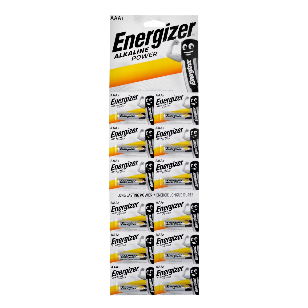 Energizer Power Alkalin AAA İnce Kalem Pil 12li Kartela