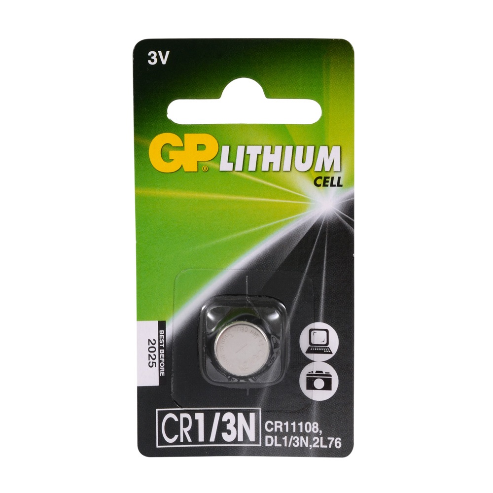 GP CR1/3N 3V, CR11108, 2L76, DL1/3N 1li