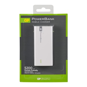 GP GP1C05AWE-2FB1 Powerbank Li-ion 5200 mAh Harici Batarya Beyaz