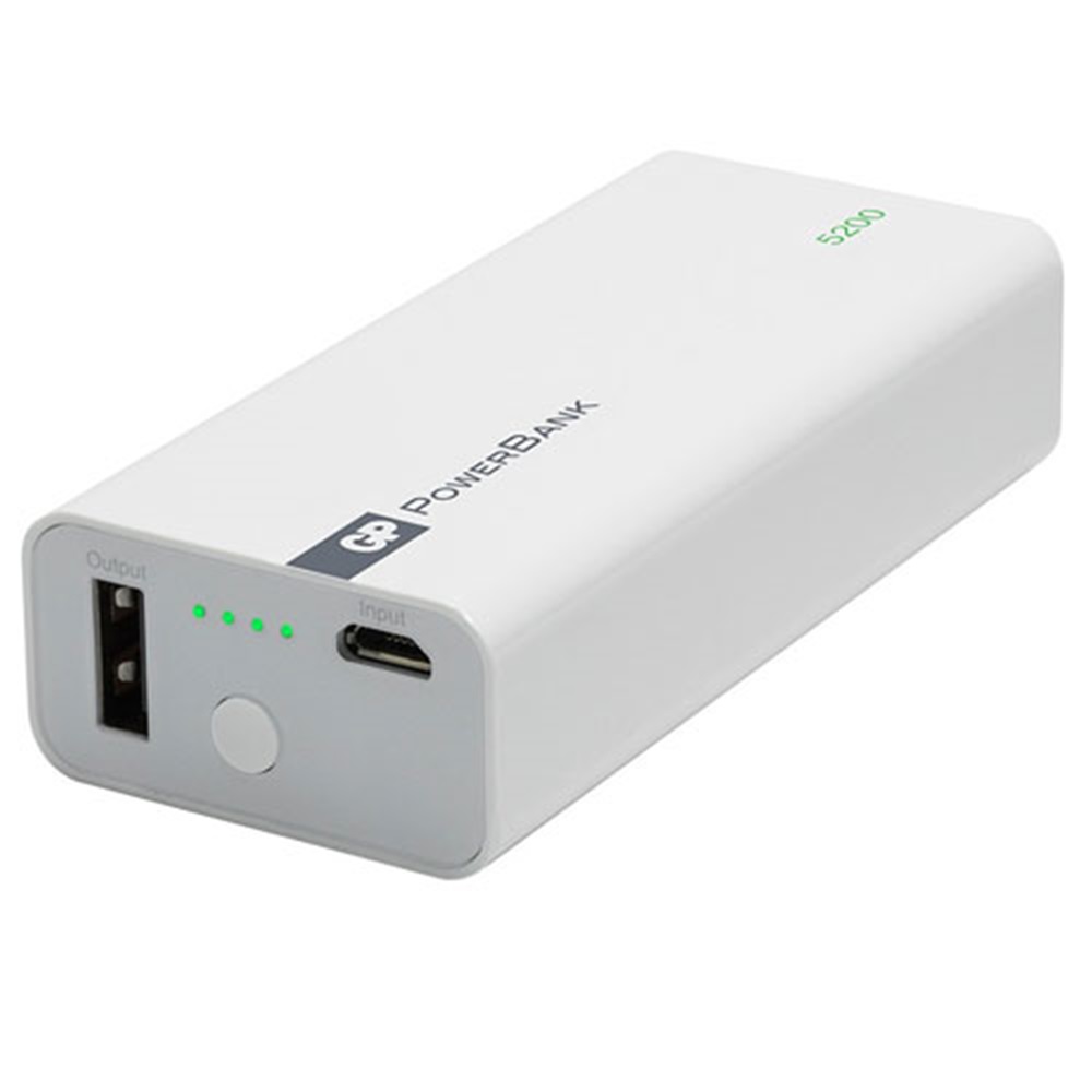 GP GP1C05AWE-2FB1 Powerbank Li-ion 5200 mAh Harici Batarya Beyaz