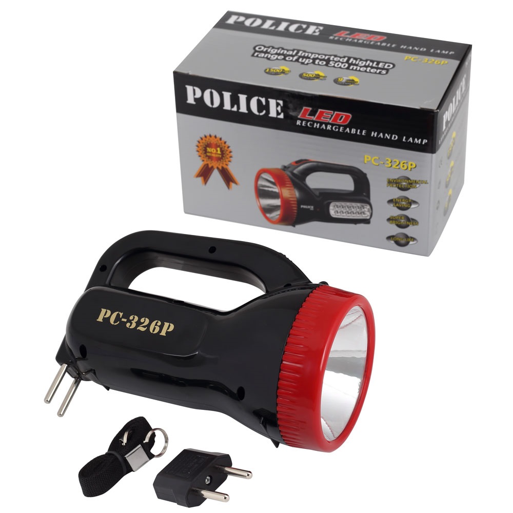 Police PC-326P Power Led Spot 1+12 Şarj Edilebilir Fener (İ)