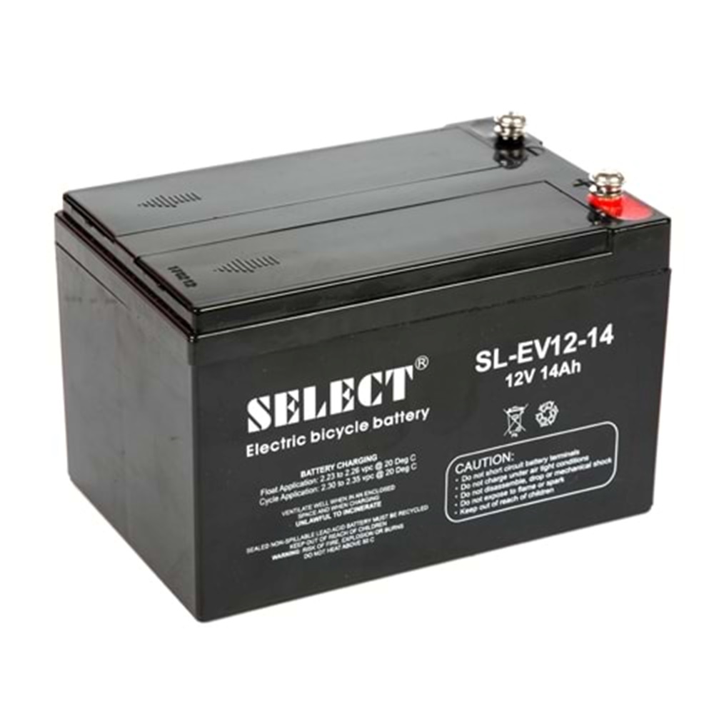 Select SL-EV 12V 14 Ah Elektrikli Bisiklet Aküsü