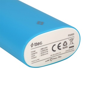 TTEC P5000 5000 mAh Taşınabilir Şarj Cihazı 2BB124M Mavi