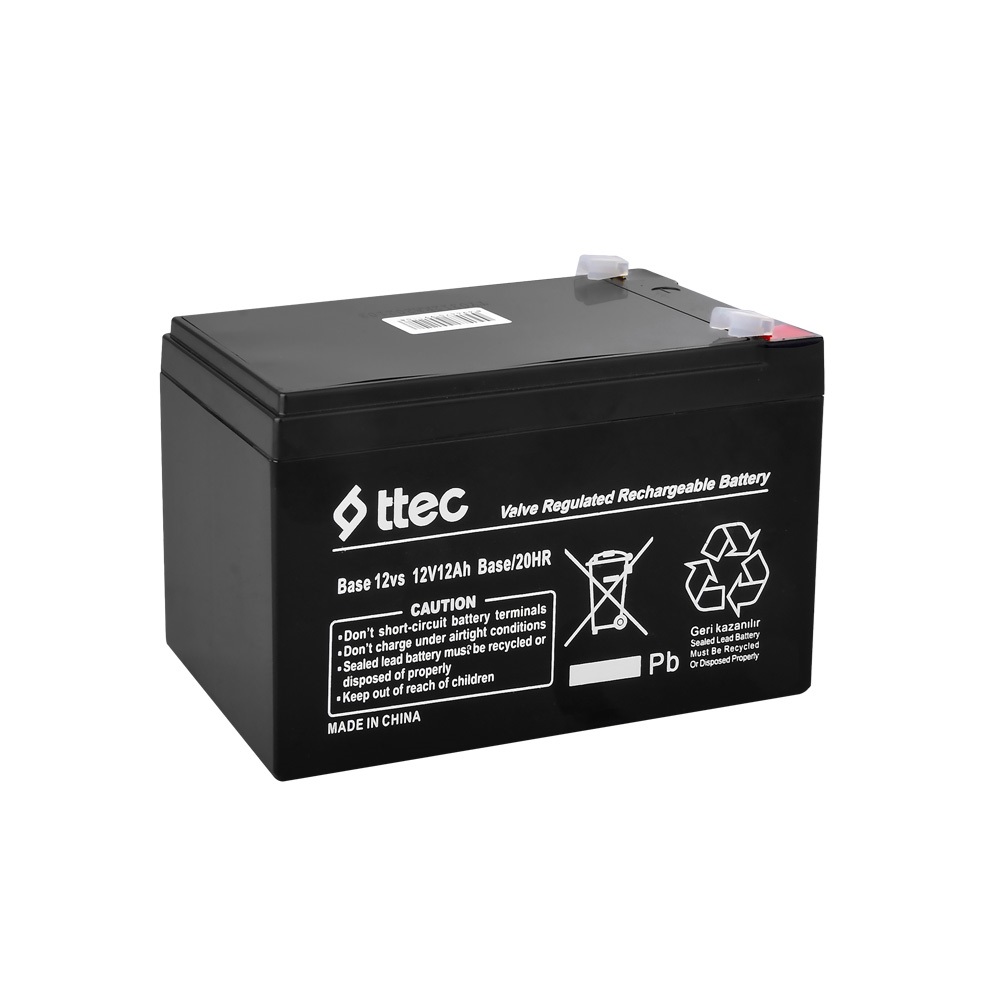 Ttec 12V 12 Ah BASE Bakımsız Kuru Akü