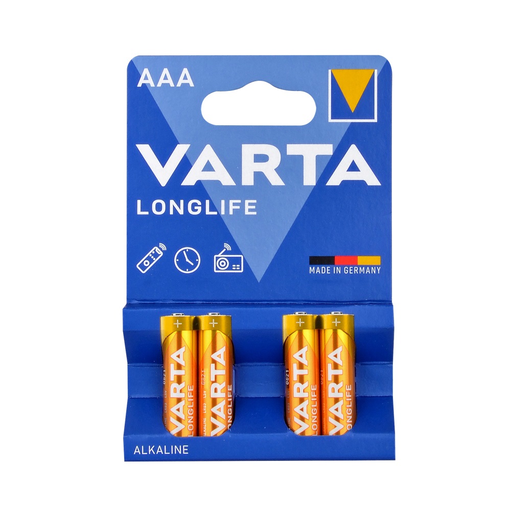 Varta 4103 Longlife AAA İnce Kalem Pil 4lü