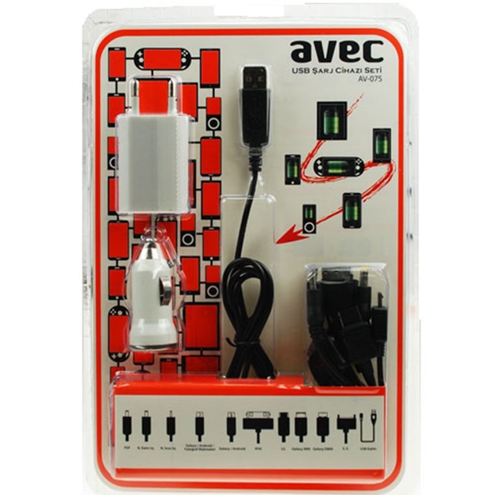 Avec AV-075 Usb Şarj Cihazı