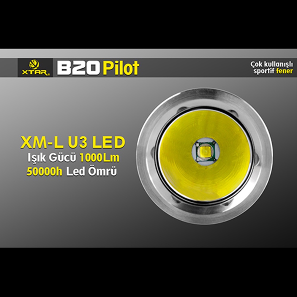 Xtar B20 1000 Lm Led Fener seti