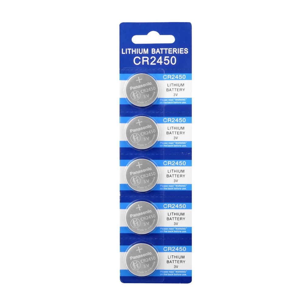 Panasonic CR-2450 - 3V - Lithium Pil - 5li Blister
