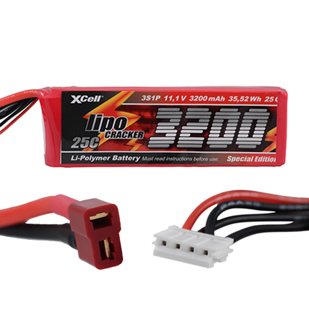 XCell Cracker 11.1V 3200mAh 3S1P 25C Li-Polymer Pil