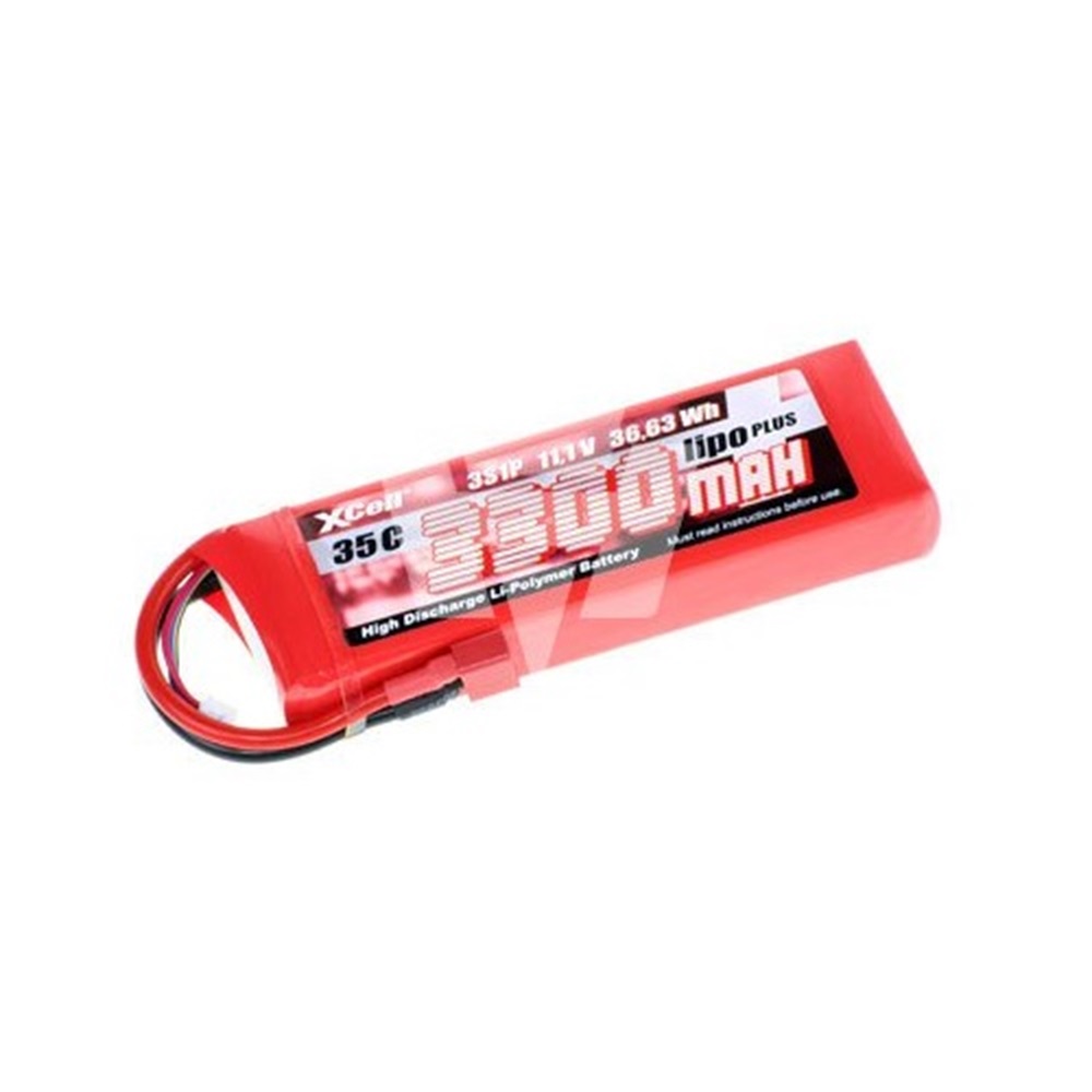 XCell Plus 11.1V 3300mAh 3S1P 35C Li-Polymer Pil