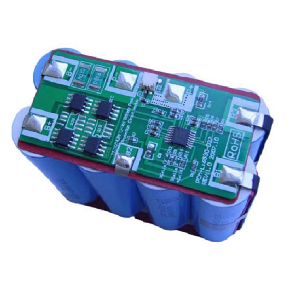 Power-Xtra LiFePO4 PCM/BMS/PCB 12.8V 12A (4 Cell) Devre