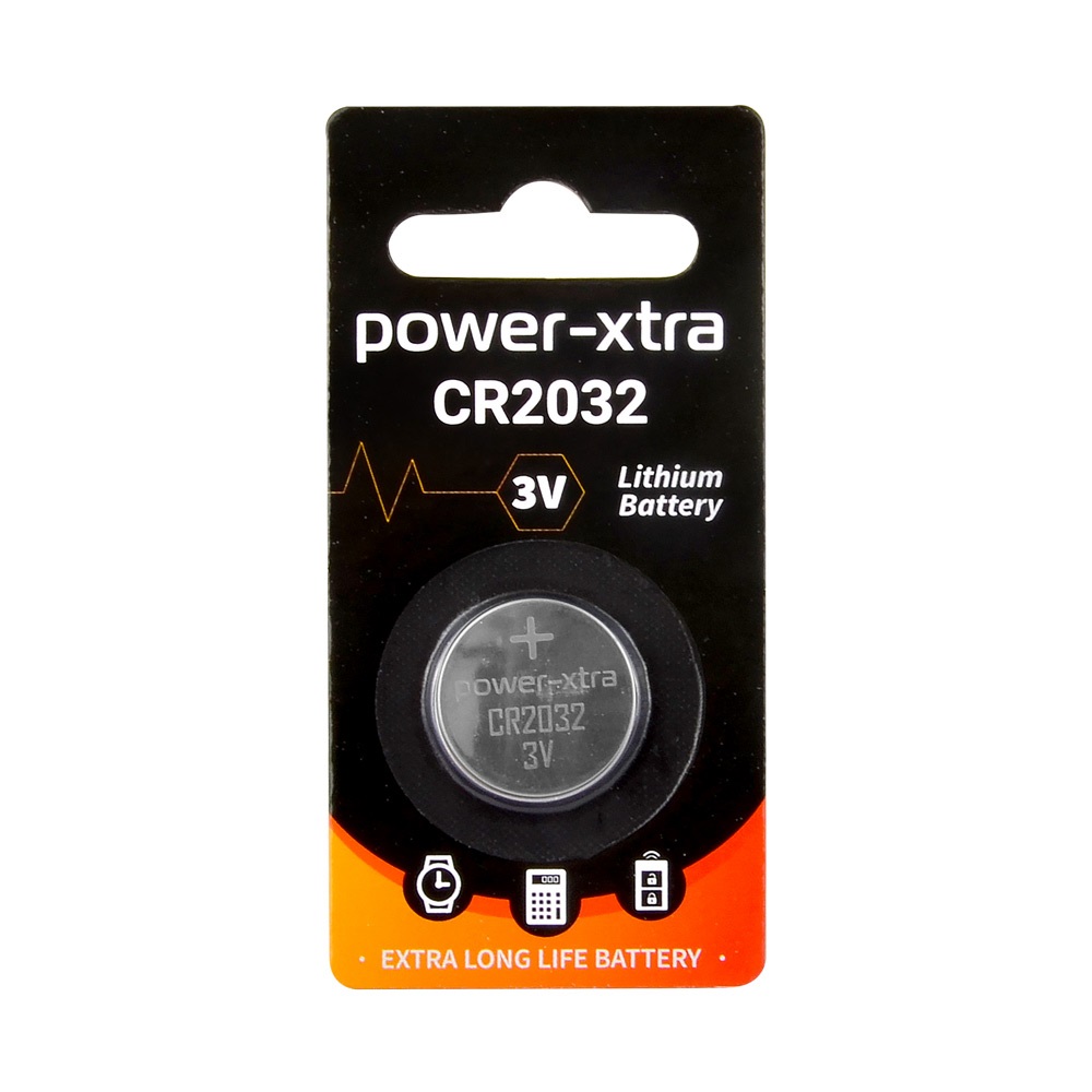 Power-Xtra CR2032 3V Lithium Pil - Tekli Blister