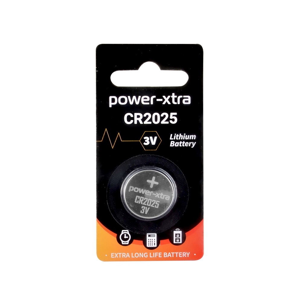 Power-Xtra CR2025 3V Lithium Pil - Tekli Blister