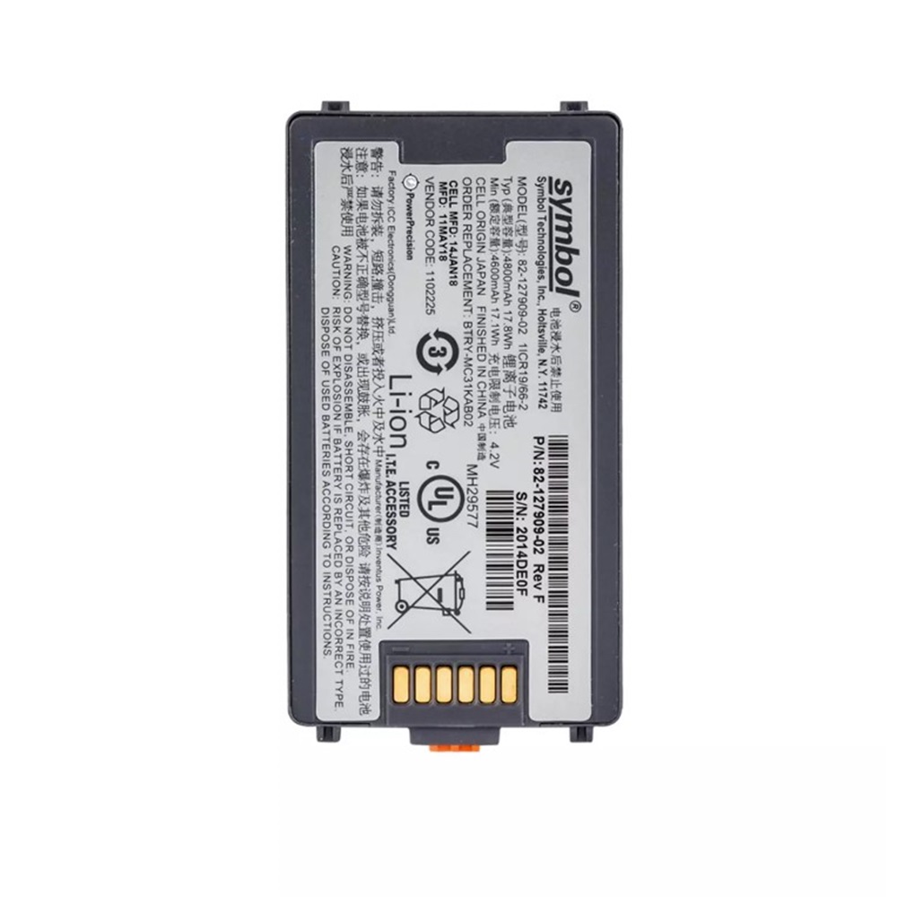 Motorola Symbol 82-127909-02 3.7V 4800 mAh El Terminali Bataryası