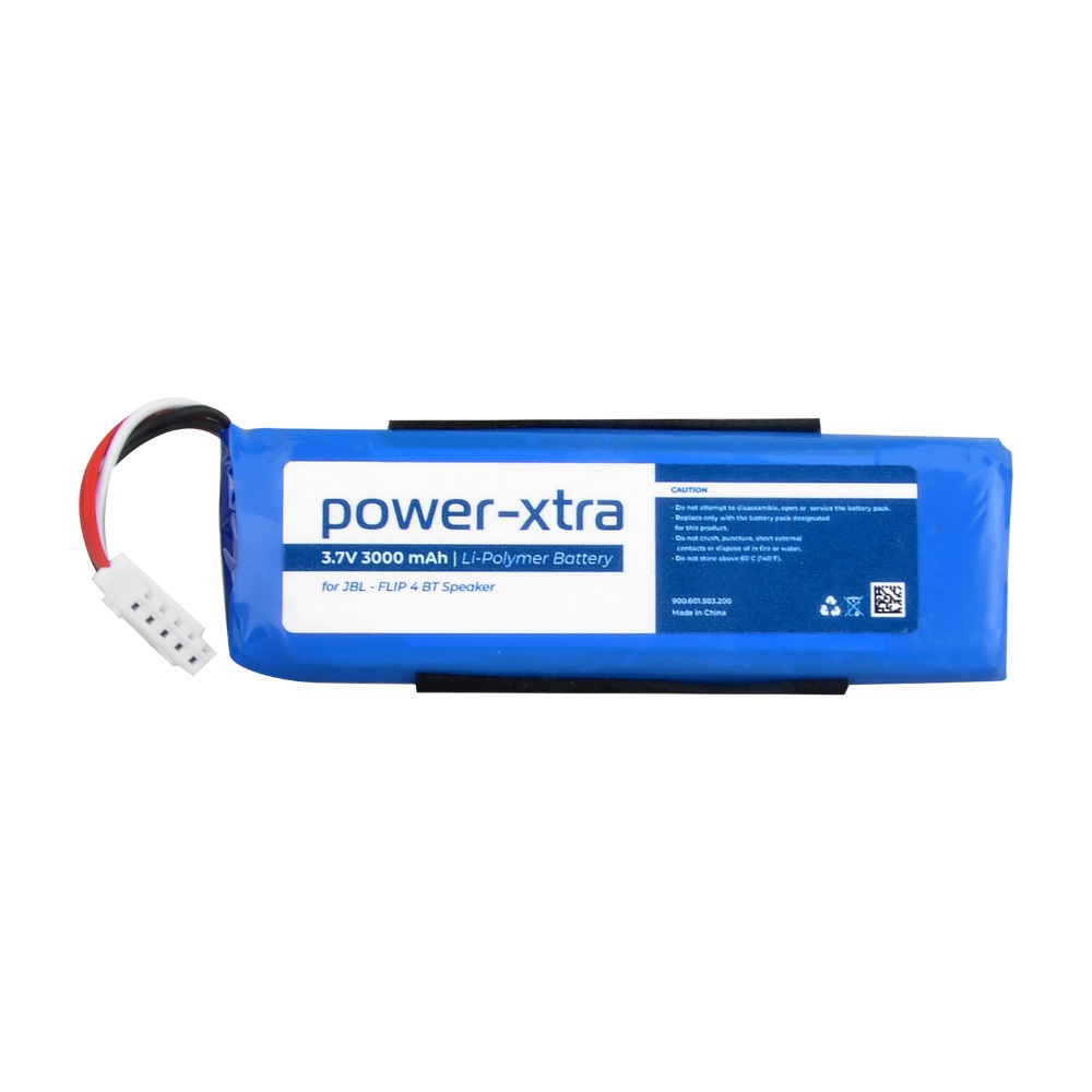 Power-Xtra - JBL - FLIP 4 BT Hoparlör Bataryası - 3.7V 3000mAh Li-Po Batarya