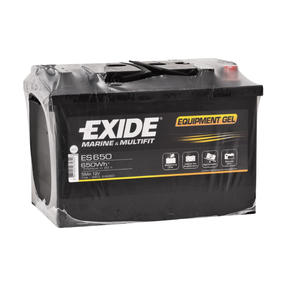 Exide Marin Equipment ES650 12V 56 Ah Jel Akü