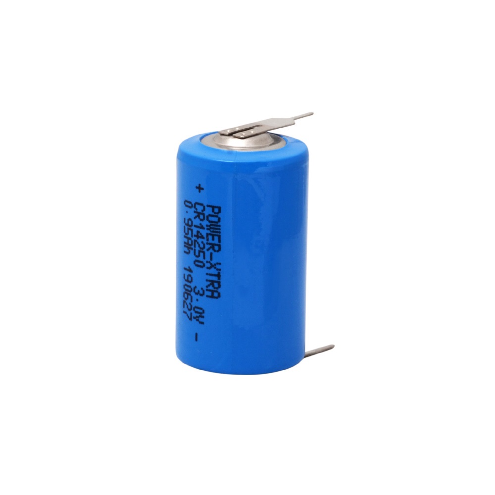 Power-Xtra 3.0V CR14250 1/2AA-3PT Li-MnO2 Lithium Pil - 3 Pinli